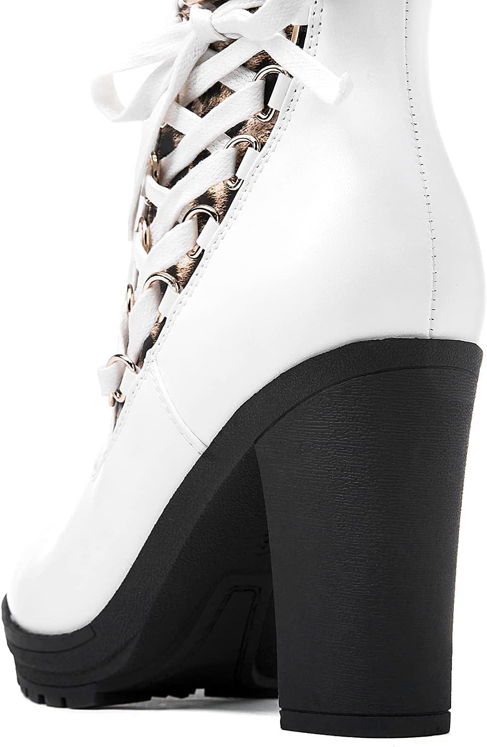 imageGLOBALWIN Womens High Heel Boots For Women21yy06white