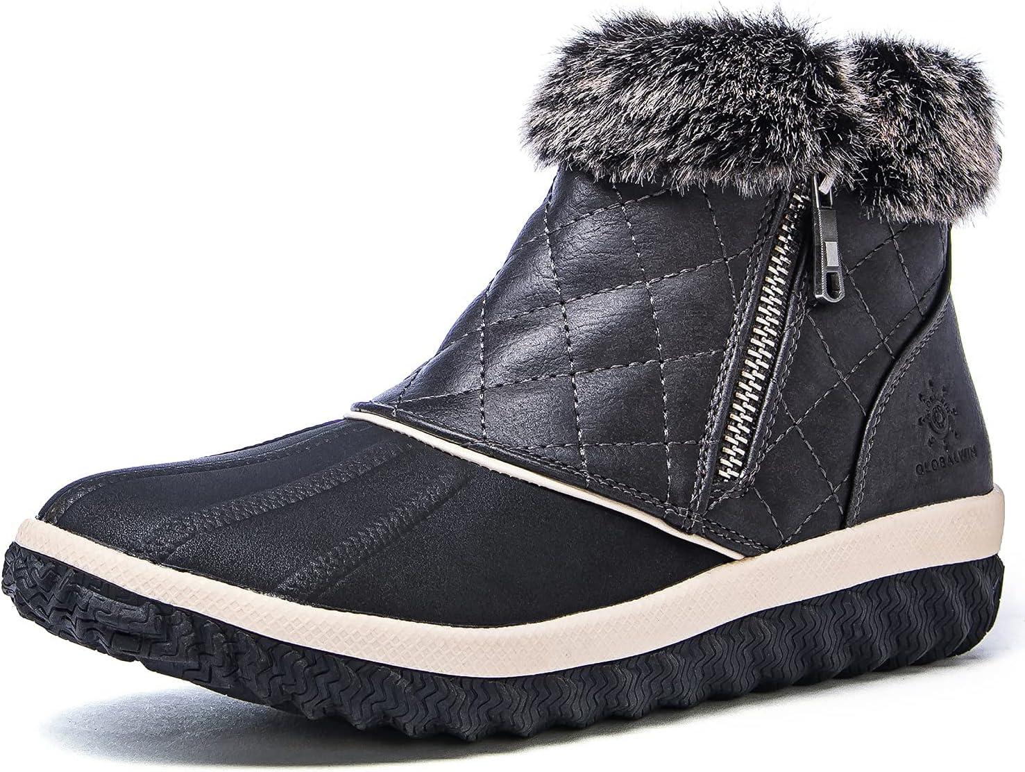 imageGLOBALWIN Womens Winter Boots Ankle Boots21yy23grey