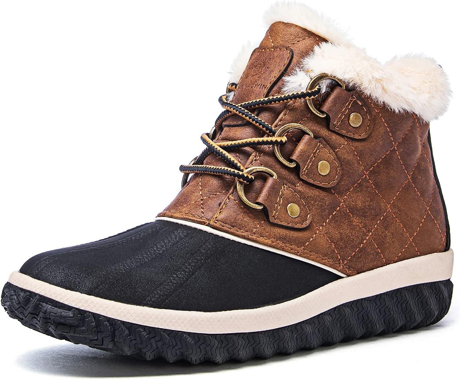 imageGLOBALWIN Womens Winter Boots Ankle Boots21yy26 Brown
