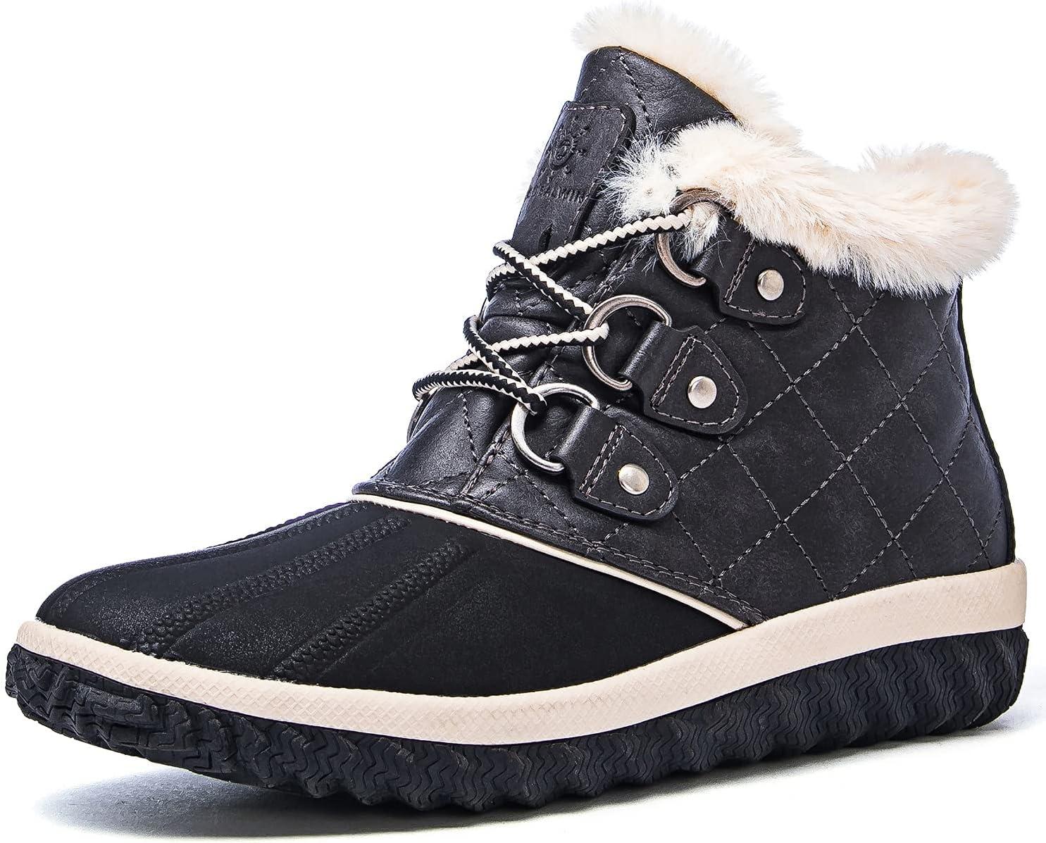 imageGLOBALWIN Womens Winter Boots Ankle Boots21yy26 Grey