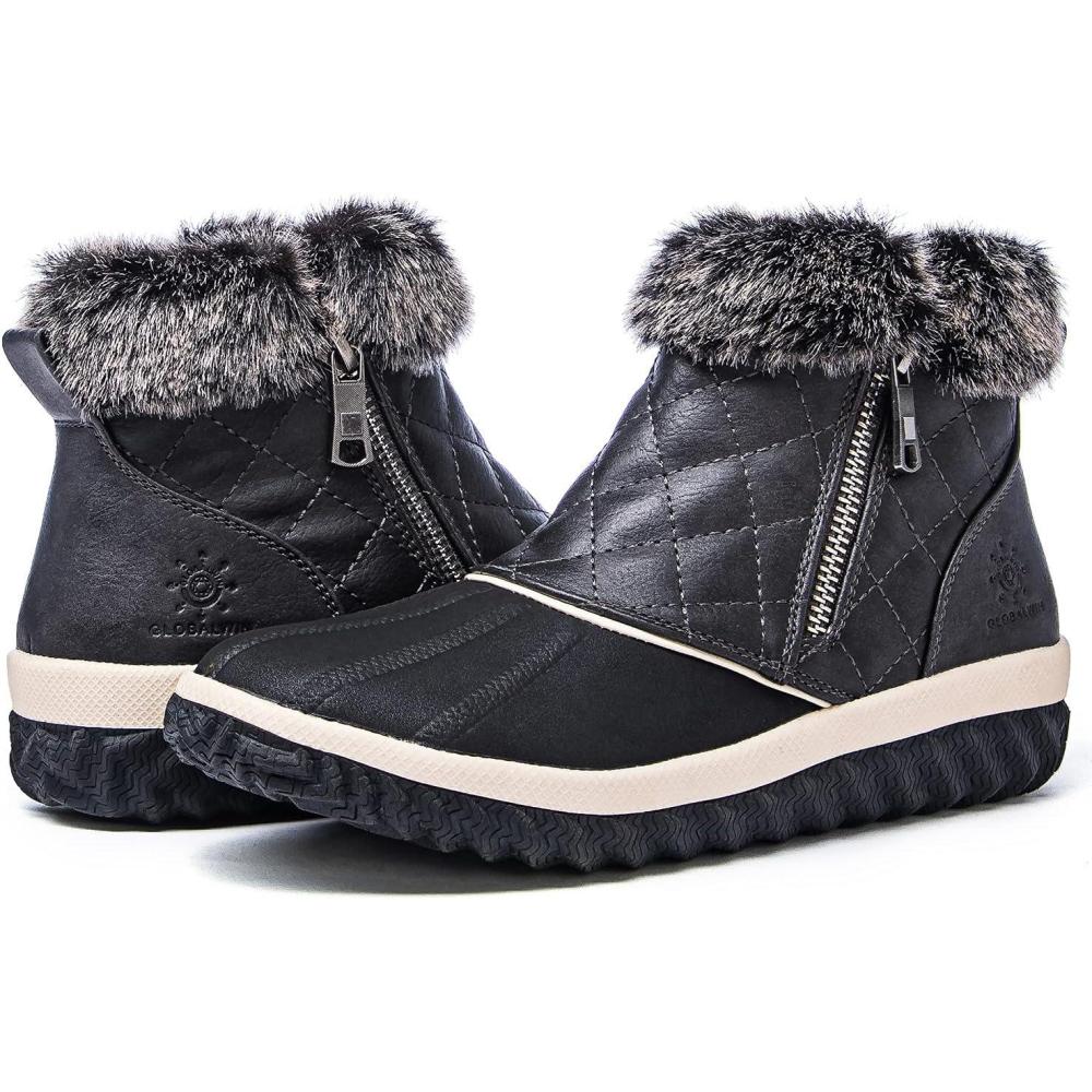 imageGLOBALWIN Womens Winter Boots Ankle Boots21yy23grey