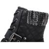 GLOBALWIN Women’s Ankle Booties Fashion Combat Boots(2102black)
