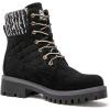 GLOBALWIN Women’s Fall Winter Quilted Ankle Boots – Warm Fleece Lined Winter Booties Combat Boots For Snow and Rain Non-Slip Fashion Ankle Booties(1915 Black3)