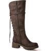 GLOBALWIN Women’s Lace Up Back Knee High Fashion Boots(19yy29 Brown3)