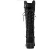GLOBALWIN Women’s Lace Up Back Knee High Fashion Boots(19yy29black)