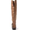 GLOBALWIN Women’s Over The Knee Thigh High Boots(18yy26brown)