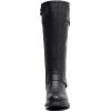GLOBALWIN Women’s Quilted Knee High Boots For Women Low Heel Comfortable Fashion Riding Boots(19yy01black)