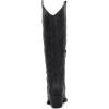 GLOBALWIN Women’s The Western Cowboy Cowgirl Embroidered Knee High Boots(23yy12 Black2)