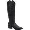 GLOBALWIN Women’s The Western Cowboy Cowgirl Embroidered Knee High Boots(23yy12 Black2)