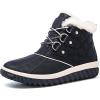 GLOBALWIN Women’s Winter Boots Ankle Boots(21yy26 Black)