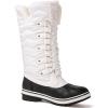 kingshow Globalwin Women’s Snow Boots – Mid-Calf-Length Winter Boots For Women with Faux Fur Lining, Insulated Cold Weather Protection, and Non-Slip Traction Sole(White2)