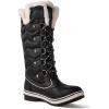kingshow Globalwin Women’s Snow Boots – Mid-Calf-Length Winter Boots For Women with Faux Fur Lining, Insulated Cold Weather Protection, and Non-Slip Traction Sole(Black2)