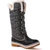 kingshow Globalwin Women’s Snow Boots – Mid-Calf-Length Winter Boots For Women with Faux Fur Lining, Insulated Cold Weather Protection, and Non-Slip Traction Sole(Grey2)