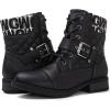GLOBALWIN Women’s Ankle Booties Fashion Combat Boots(2102black2)