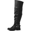 GLOBALWIN Women’s Over The Knee Thigh High Boots(18yy26black)