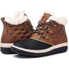GLOBALWIN Women’s Winter Boots Ankle Boots(21yy26 Brown)