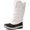kingshow Globalwin Women’s Snow Boots – Mid-Calf-Length Winter Boots For Women with Faux Fur Lining, Insulated Cold Weather Protection, and Non-Slip Traction Sole(White2)