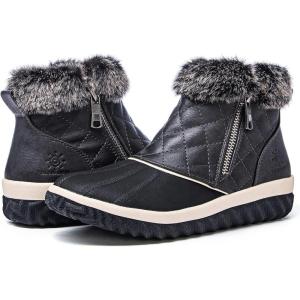GLOBALWIN Women’s Winter Boots Ankle Boots(21yy23grey)