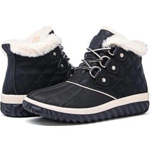GLOBALWIN Women’s Winter Boots Ankle Boots(21yy26 Black)