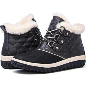 GLOBALWIN Women’s Winter Boots Ankle Boots(21yy26 Grey)