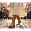 GLOBALWIN Women’s Square Toe Cowgirl Boots Classic Mid-Calf Cowboy Boots With Embroidered Stitching Low Heel Comfortable Western Boots For Country Outfits(25yy03 Camel)