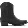 GLOBALWIN Women’s Western Ankle Boots Snip Toe Cowboy Boots For Women Embroidered Retro Chunky Block Heel Comfortable Fashion Short Boots For Nashville Outfits Cowgirl Outfits And Country Concert(25yy06 Black)