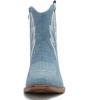 GLOBALWIN Women’s Western Ankle Boots Snip Toe Cowboy Boots For Women Embroidered Retro Chunky Block Heel Comfortable Fashion Short Boots For Nashville Outfits Cowgirl Outfits And Country Concert(25yy06 Denim Blue)