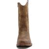 GLOBALWIN Women’s Western Cowboy Boots Mid-Calf Embroidered Cowgirl Boots with Chunky Block Heel Comfortable For Country Concerts, Festivals, Wedding Pointed Square Toe Boots(25yy07 Camel)