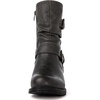 GLOBALWIN Women’s Fur Booties Fashion Combat Ankle Boots For Women(17yy12grey)