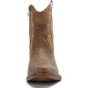 GLOBALWIN Women’s Western Ankle Boots Snip Toe Cowboy Boots For Women Embroidered Retro Chunky Block Heel Comfortable Fashion Short Boots For Nashville Outfits Cowgirl Outfits And Country Concert(25yy06 Camel 1)