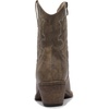 GLOBALWIN Women’s Western Charm Cowgirl Boots Mid Calf Comfy Cowboy Boots For Women With Pointed Toe(23yy16 Brown)