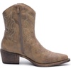 GLOBALWIN Women’s Western Charm Cowgirl Boots Mid Calf Comfy Cowboy Boots For Women With Pointed Toe(23yy16 Camel)