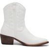 GLOBALWIN Women’s Western Charm Cowgirl Boots Mid Calf Comfy Cowboy Boots For Women With Pointed Toe(23yy16 White)