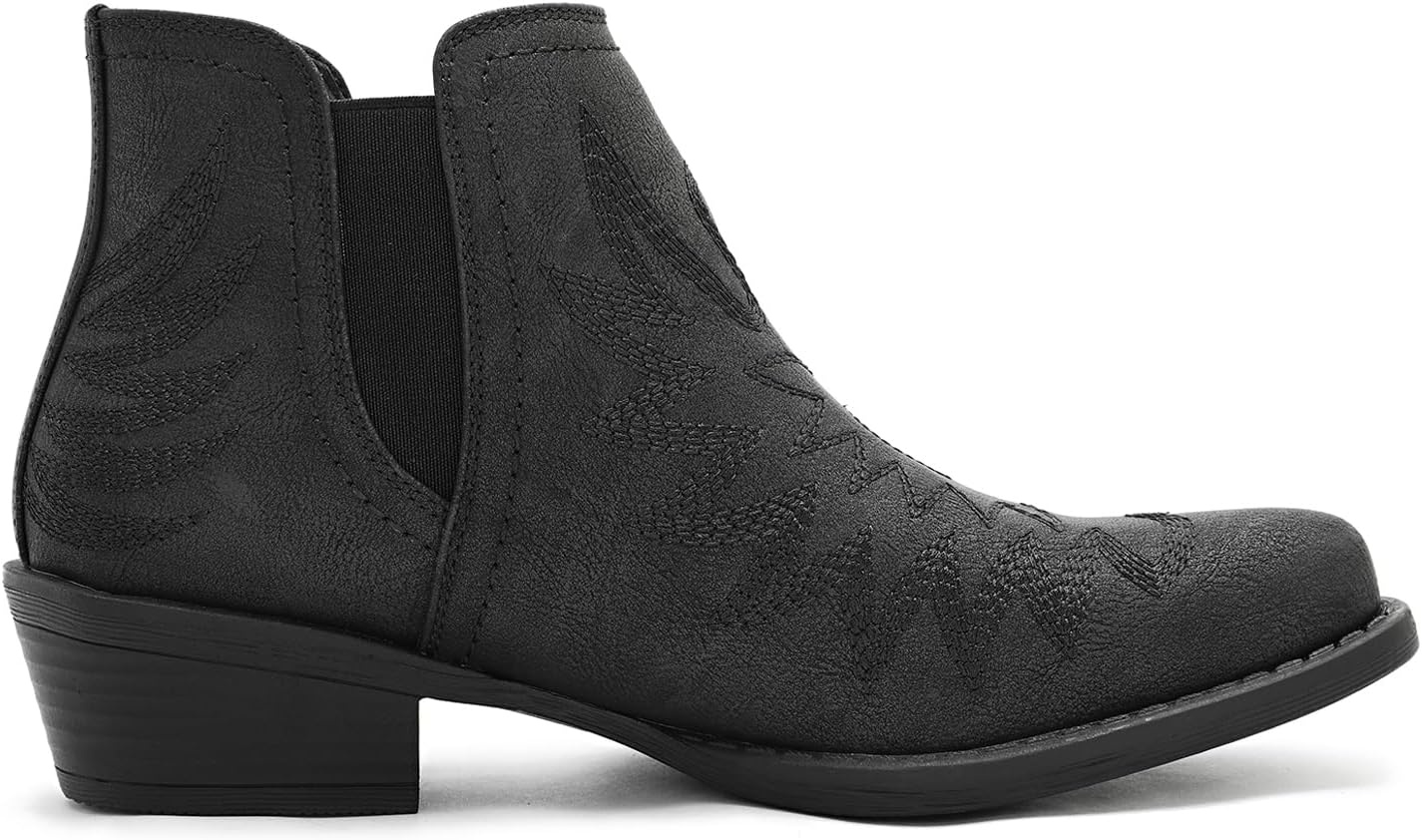 image:imageGLOBALWIN Womens Mid Calf The Western Cowboy Cowgirl Boots25yy05 Black