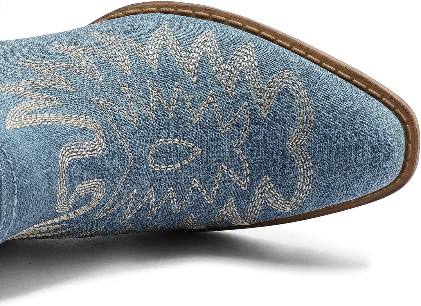 image:imageGLOBALWIN Womens Mid Calf The Western Cowboy Cowgirl Boots25yy05 Denim Blue