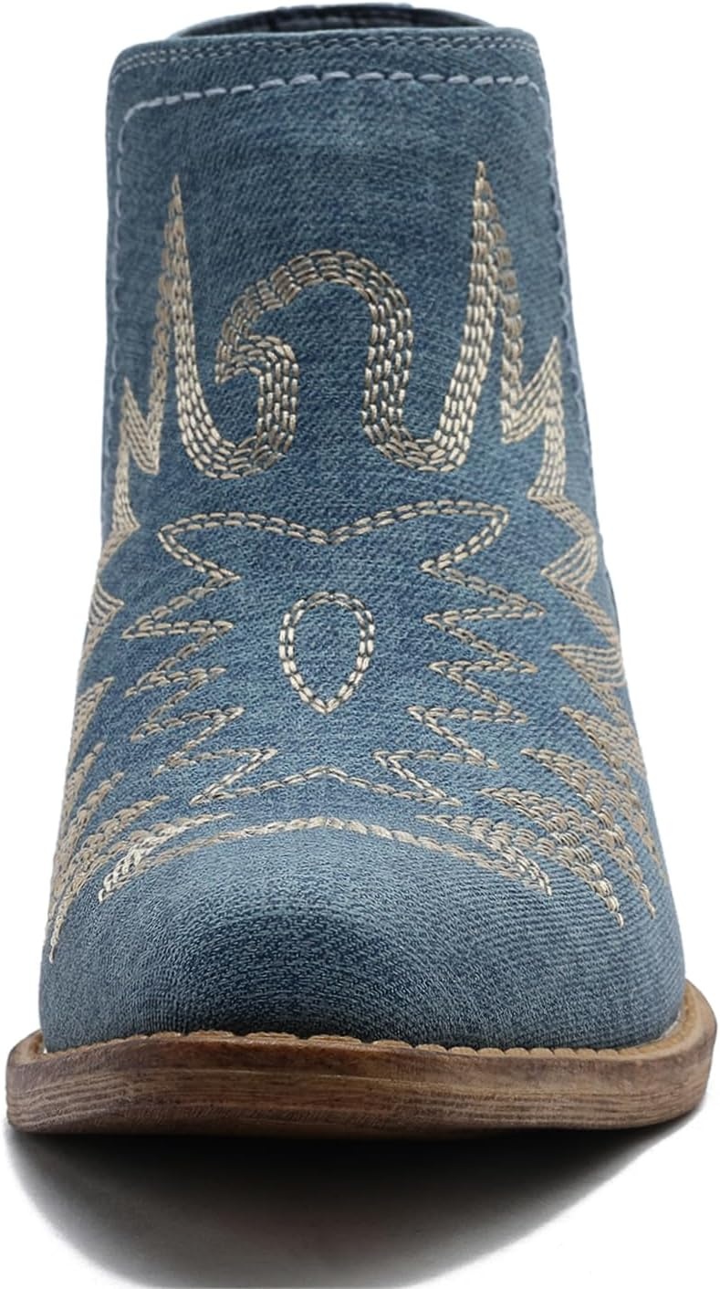 image:imageGLOBALWIN Womens Mid Calf The Western Cowboy Cowgirl Boots25yy05 Denim Blue