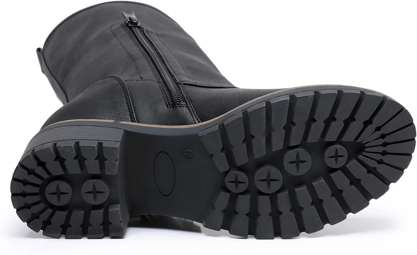 image:imageGLOBALWIN Womens The Twisted Rider Motorcycle Boots MidCalf Fashion Boots For Women Low Heel18yy01black