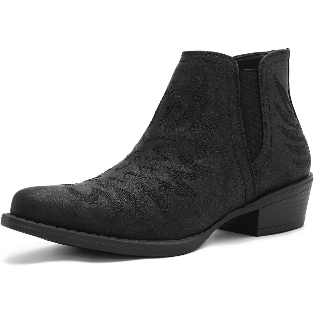 image:imageGLOBALWIN Womens Mid Calf The Western Cowboy Cowgirl Boots25yy05 Black