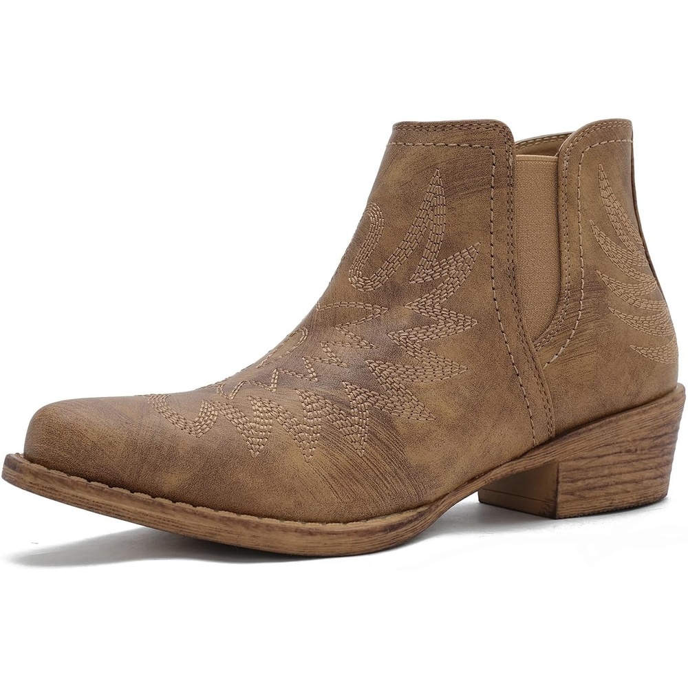 image:imageGLOBALWIN Womens Mid Calf The Western Cowboy Cowgirl Boots25yy05 Camel