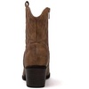 GLOBALWIN Cowboy Boots for Women – Classic Round Toe Western Booties with Comfort Insole – Embroidered Almond Toe Cowgirl Boots, Versatile 2″ Block Heel Fashion Boots for Concerts & Daily Wear(19yy16 Camel2)