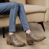 GLOBALWIN Women’s Mid Calf The Western Cowboy Cowgirl Boots(25yy05 Brown)