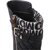 GLOBALWIN Women’s Quilted Knee-High Fashion Dressy Riding Boots(17yy01 Black2)
