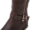 GLOBALWIN Women’s Quilted Knee-High Fashion Dressy Riding Boots(17yy01 Brown2)