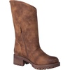 GLOBALWIN Women’s The Twisted Rider Motorcycle Boots Mid-Calf Fashion Boots For Women Low Heel(18yy01camel)