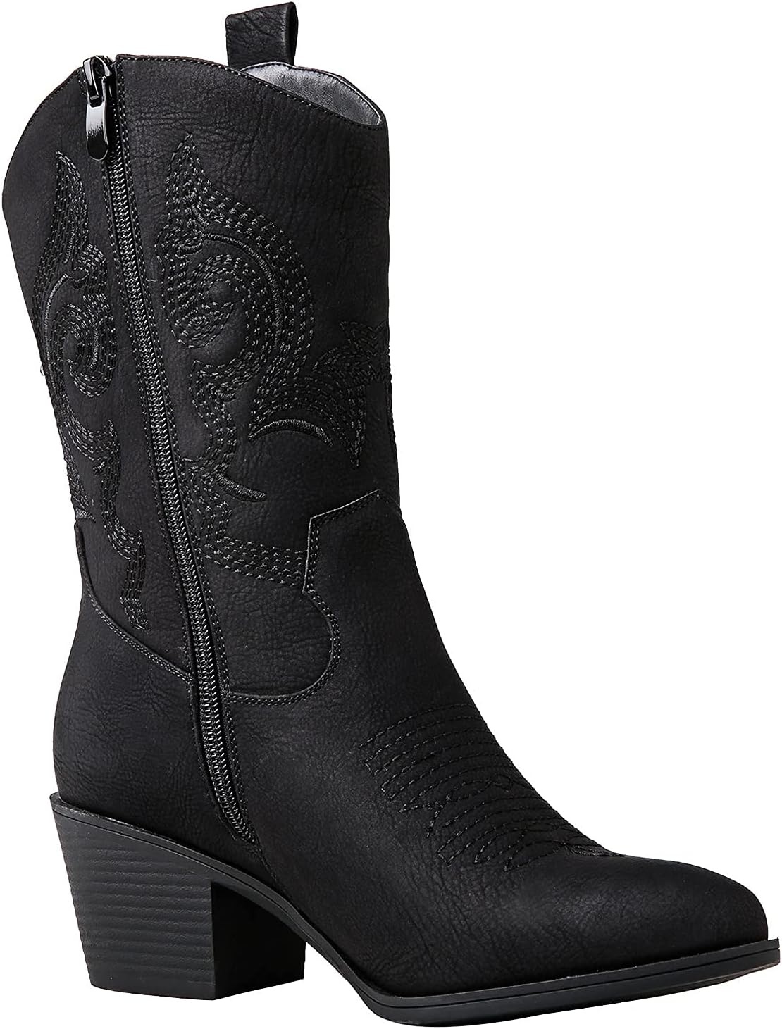 image:imageGLOBALWIN Cowboy Boots for Women MidCalf Western Style19yy17black