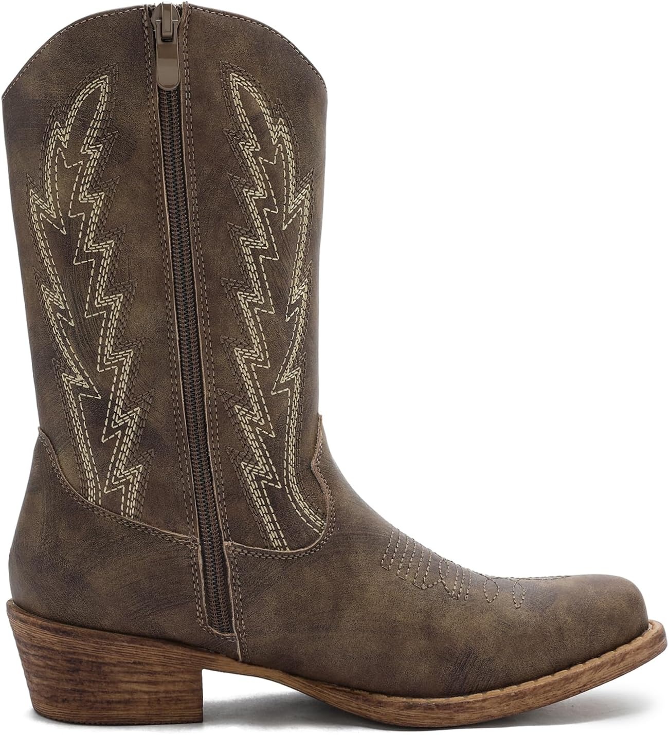 image:imageGLOBALWIN Cowboy Boots for Women MidCalf Western Style25yy07 Brown