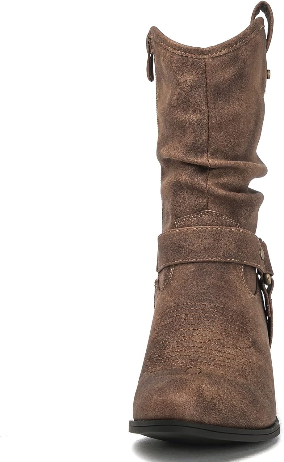 image:imageGLOBALWIN Womens Mid Calf Cowgirl Boots Western Boots For Women19yy17 Camel2