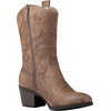 GLOBALWIN Cowboy Boots for Women, Mid-Calf Western Style(19yy17camel)