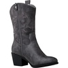 GLOBALWIN Cowboy Boots for Women, Mid-Calf Western Style(19yy17grey)