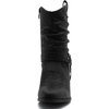 GLOBALWIN Women’s Mid Calf Cowgirl Boots Western Boots For Women(19yy17 Black2)